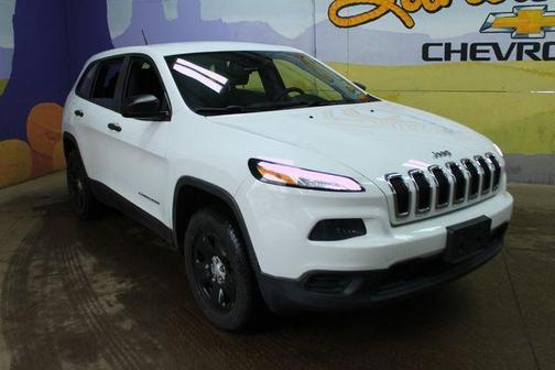 Bright White Clearcoat 2014 Jeep Cherokee Sport