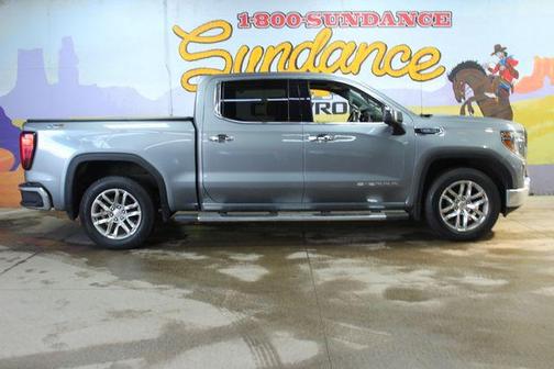 Satin Steel Metallic 2019 GMC Sierra 1500 SLT