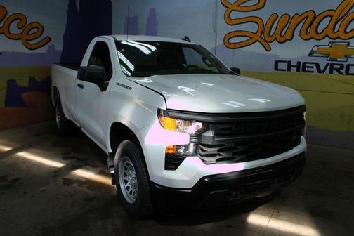Summit White 2026 Chevrolet Silverado 1500 WT