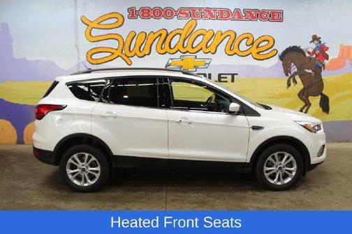White Platinum Tri-Coat Metallic 2019 Ford Escape SEL