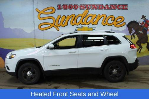 Bright White Clearcoat 2019 Jeep Cherokee Latitude