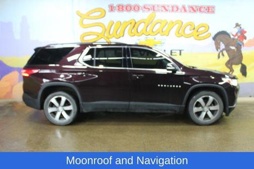 Black Cherry Metallic 2021 Chevrolet Traverse LT Leather