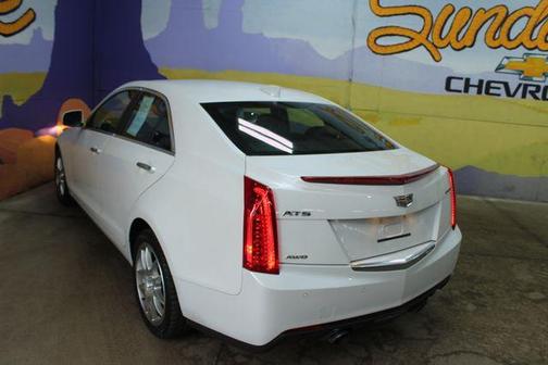 Crystal White Tri-Coat 2017 Cadillac ATS 2.0L Turbo Luxury