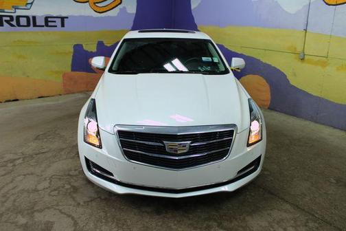 Crystal White Tri-Coat 2017 Cadillac ATS 2.0L Turbo Luxury