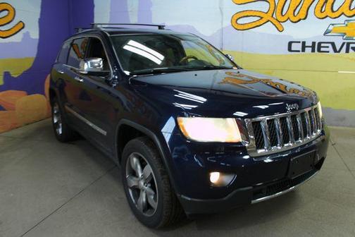 True Blue Pearlcoat 2012 Jeep Grand Cherokee Overland