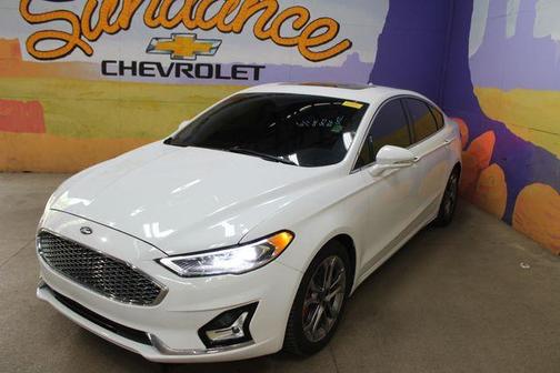 Oxford White 2020 Ford Fusion Hybrid Titanium