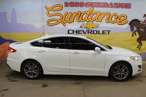 Oxford White 2020 Ford Fusion Hybrid Titanium