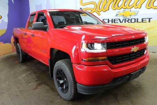 Red 2018 Chevrolet Silverado 1500 Custom
