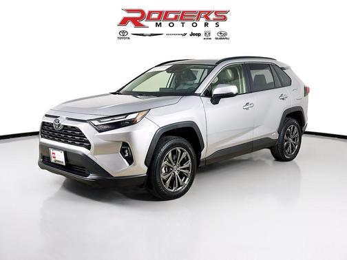 Silver Sky Metallic 2025 Toyota RAV4 Hybrid XLE Premium