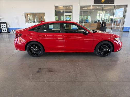 Rallye Red 2026 Honda Civic Hybrid Sport