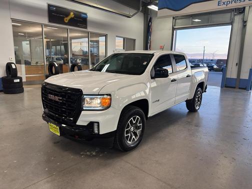 Summit White 2021 GMC Canyon AT4