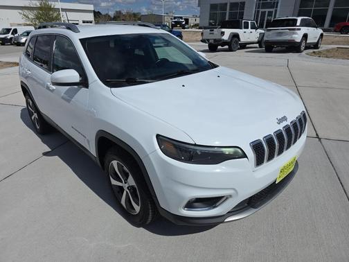Bright White Clearcoat 2019 Jeep Cherokee Limited