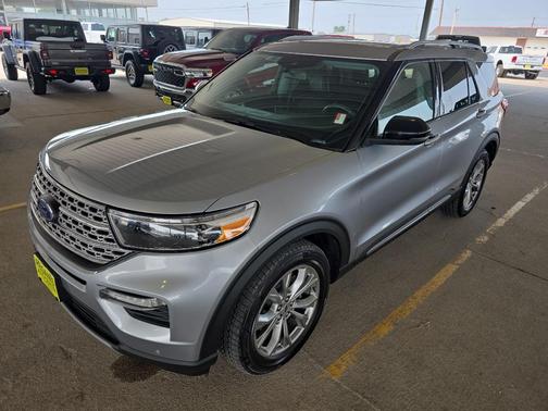 Iconic Silver Metallic 2021 Ford Explorer Limited