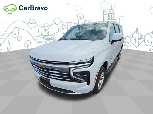 Summit White 2026 Chevrolet Suburban LT