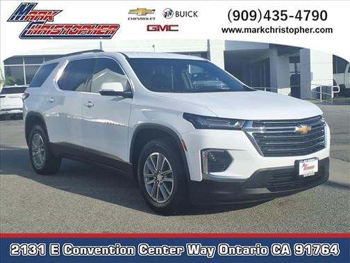Summit White 2023 Chevrolet Traverse LT Cloth