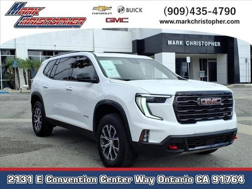 Summit White 2025 GMC Acadia AT4