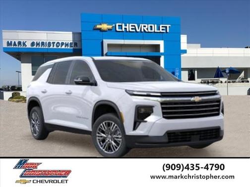 Summit White 2026 Chevrolet Traverse LT