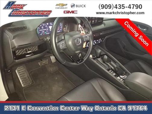 White 2025 Honda Accord Hybrid Sport-L