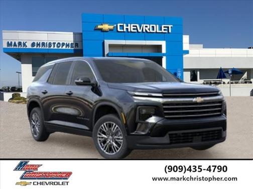 Black Metallic 2026 Chevrolet Traverse LT