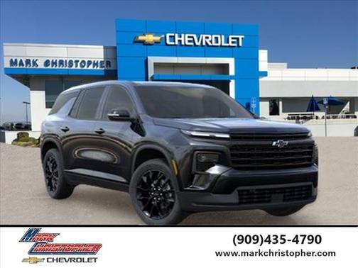 Black Metallic 2026 Chevrolet Traverse LT