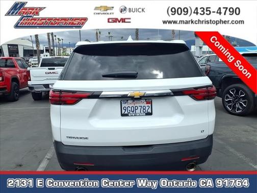 Summit White 2023 Chevrolet Traverse LT Cloth