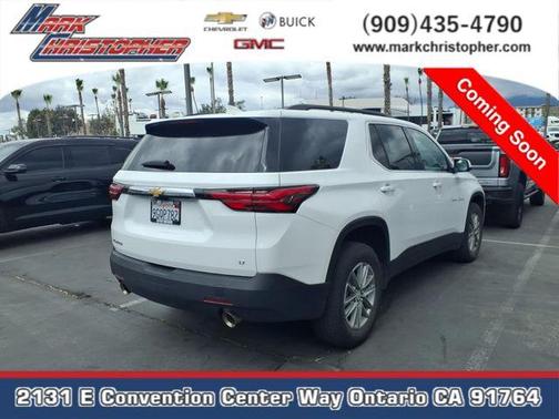 Summit White 2023 Chevrolet Traverse LT Cloth