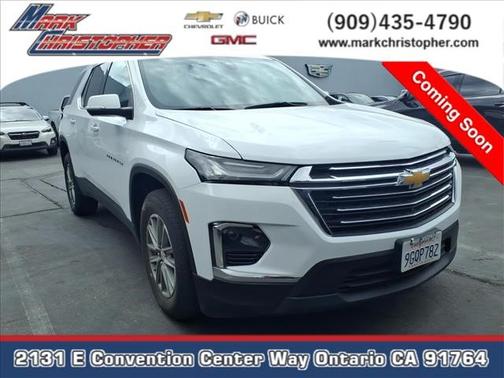Summit White 2023 Chevrolet Traverse LT Cloth