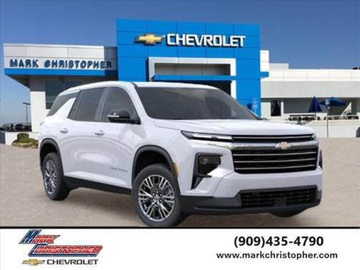 Summit White 2026 Chevrolet Traverse LT