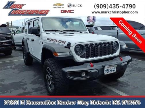 Bright White Clearcoat 2025 Jeep Wrangler Rubicon
