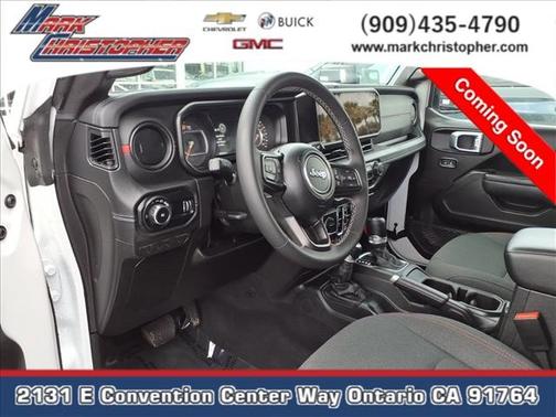 Bright White Clearcoat 2025 Jeep Wrangler Rubicon