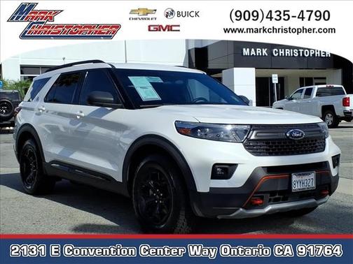 White Metallic 2021 Ford Explorer Timberline