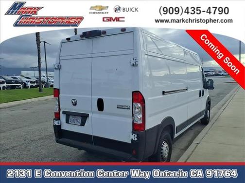 Bright White Clearcoat 2026 RAM ProMaster 2500 High Roof