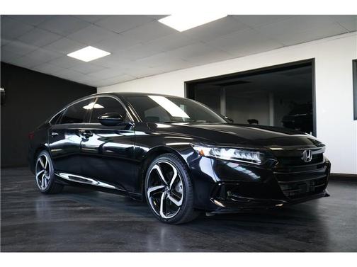 Black 2021 Honda Accord Sport 1.5T