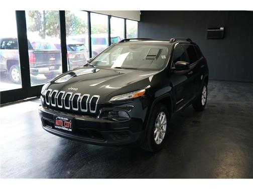 Black 2016 Jeep Cherokee Sport