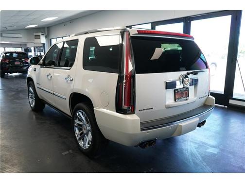 Pearl White 2014 Cadillac Escalade Platinum Edition