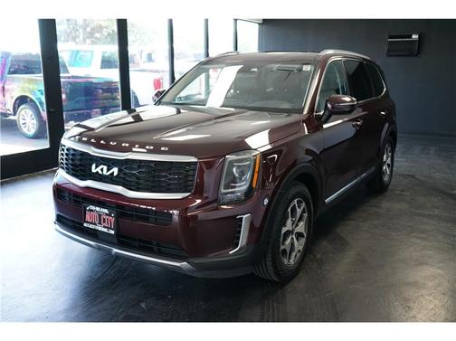 Burgundy 2022 Kia Telluride EX
