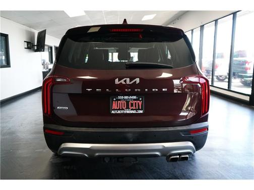Burgundy 2022 Kia Telluride EX