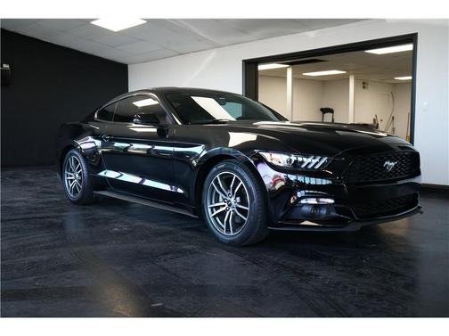 Black 2016 Ford Mustang EcoBoost Premium