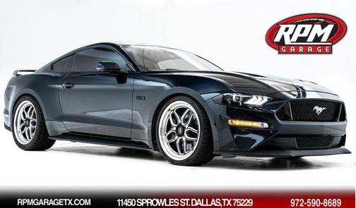 Antimatter Blue Metallic 2021 Ford Mustang GT Premium