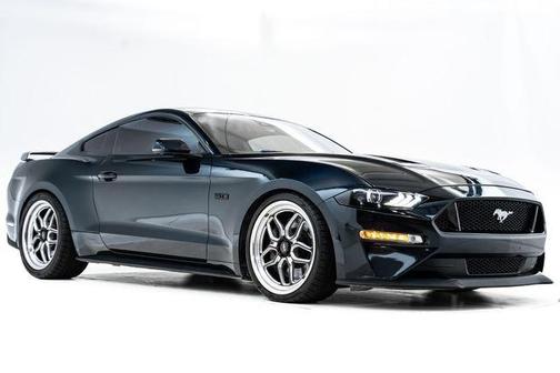 Antimatter Blue Metallic 2021 Ford Mustang GT Premium