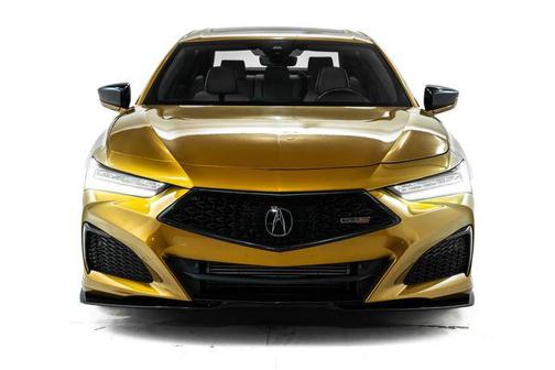 Orange 2021 Acura TLX Base