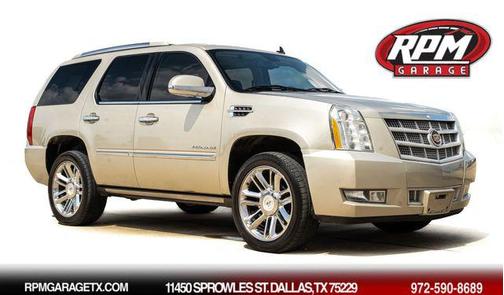 Silver Coast Metallic 2013 Cadillac Escalade Platinum Edition