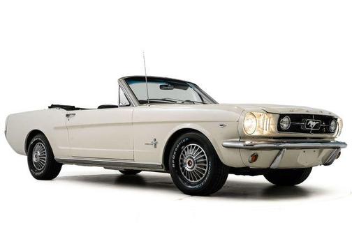 White 1965 Ford Mustang Base
