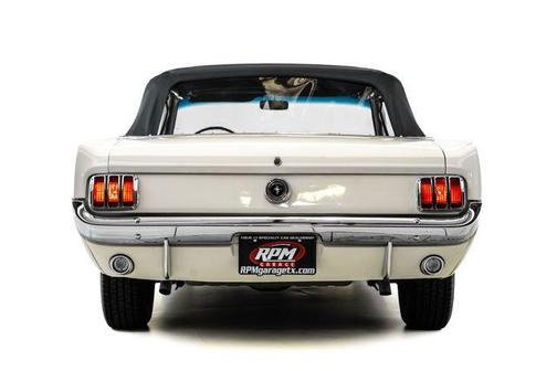 White 1965 Ford Mustang Base