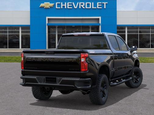 Black 2026 Chevrolet Silverado 1500 Custom Trail Boss