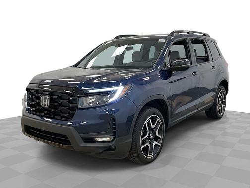 Obsidian Blue Pearl 2023 Honda Passport AWD Elite