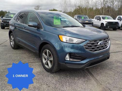 Blue Metallic 2019 Ford Edge SEL