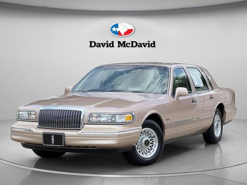 Tan 1996 Lincoln Town Car Executive