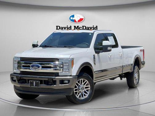 White Platinum Metallic Tri-Coat 2017 Ford F-350 King Ranch