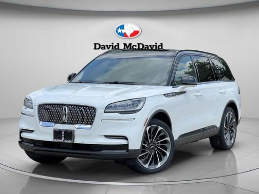 Pristine White Metallic Tri-Coat 2023 Lincoln Aviator Reserve AWD